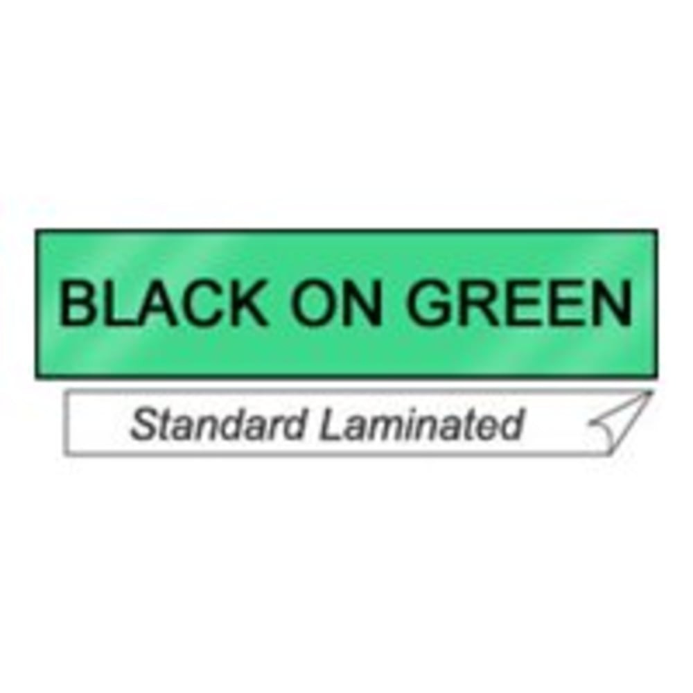 BROTHER INTL CORP TX7511 Brother TX-7511 Black-On-Green Tape, 1in x 50ft