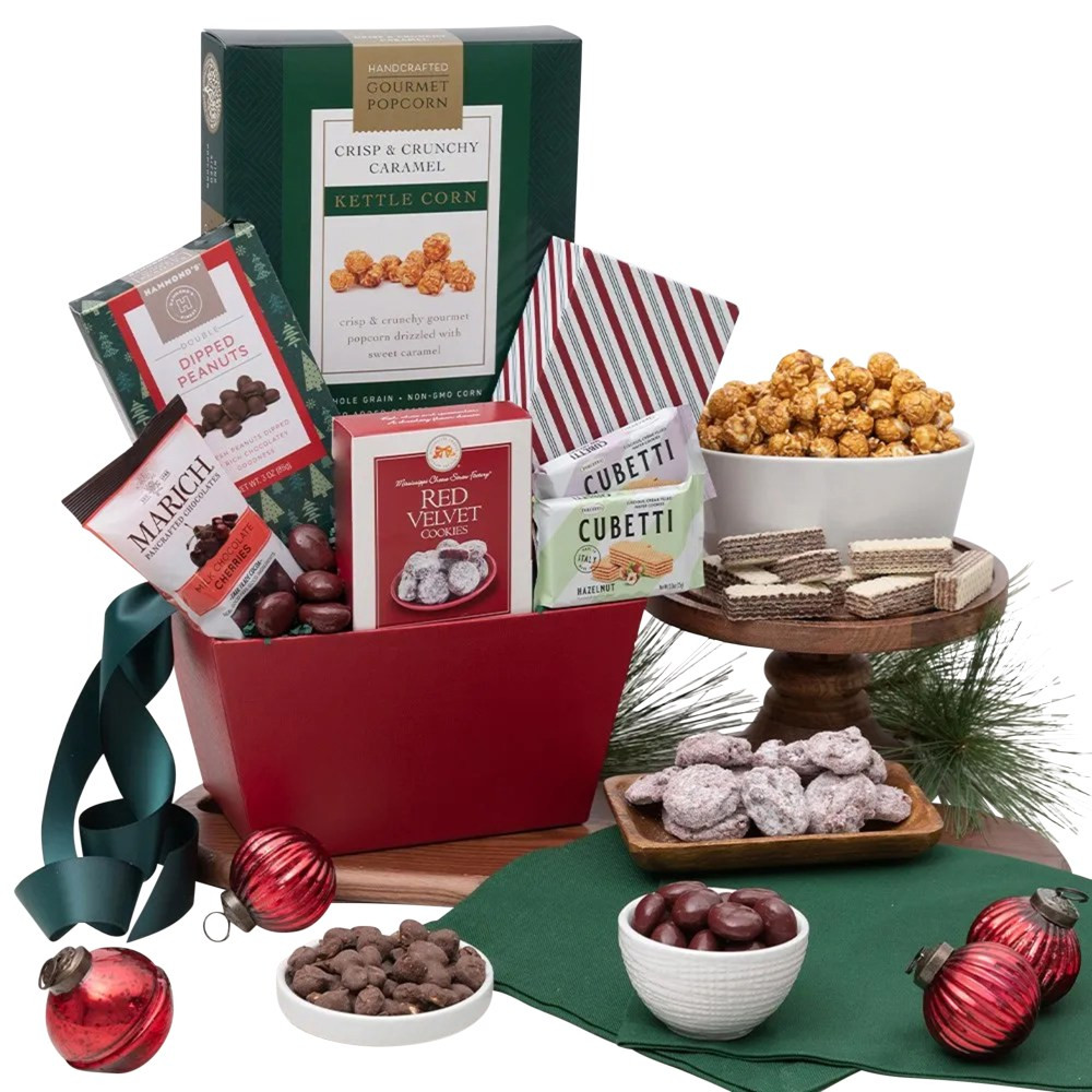 RISE NORTH AMERICA LLC Gourmet Gift Baskets 5206X  A Taste Of Christmas Gift Basket