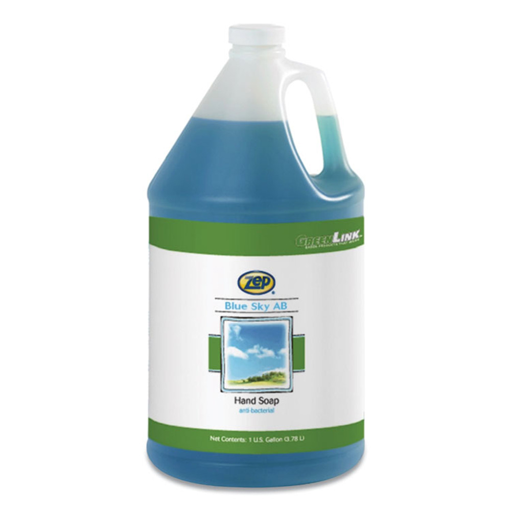 ZEP INC. 332124EA Blue Sky AB Antibacterial Foam Hand Soap Refill, Clean Open Air Scent, 1 gal