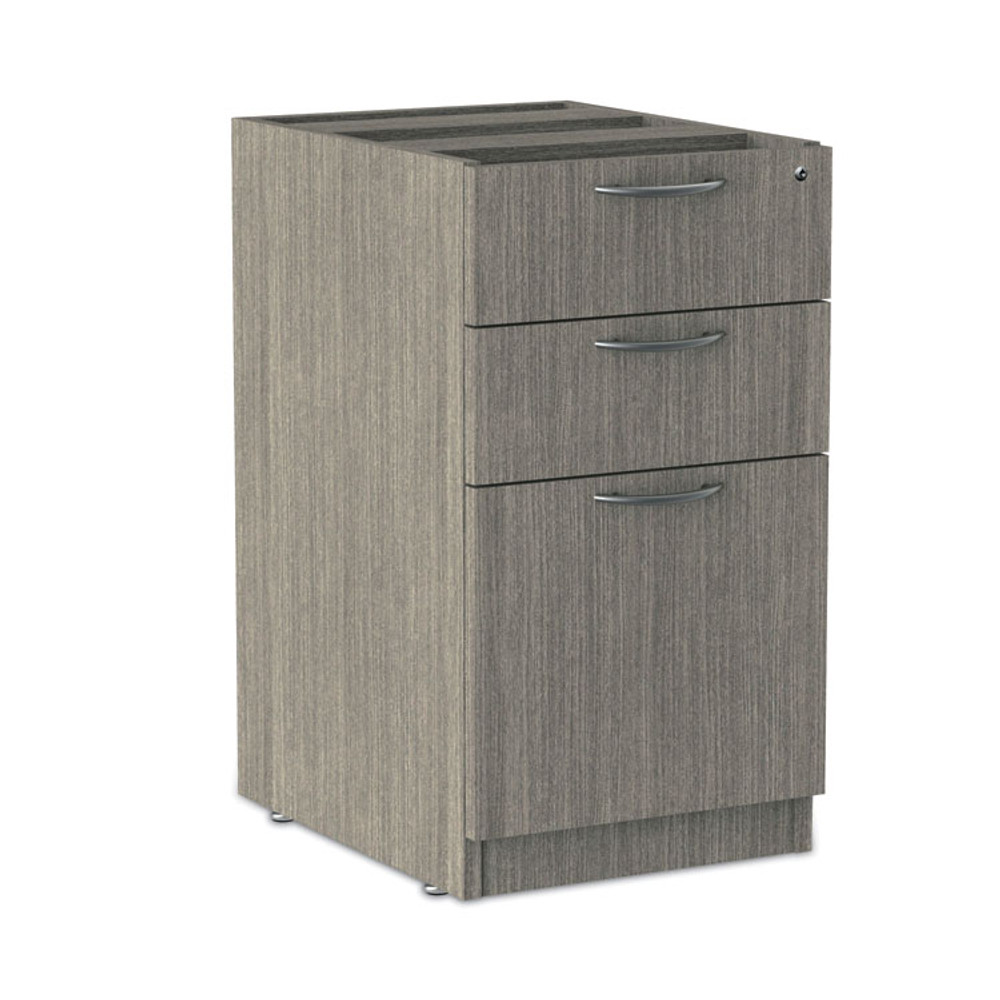 ALERA VA532822GY Alera Valencia Series Full Pedestal File, Left/Right, 3-Drawers: Box/Box/File, Legal/Letter, Gray, 15.63" x 20.5" x 28.5"