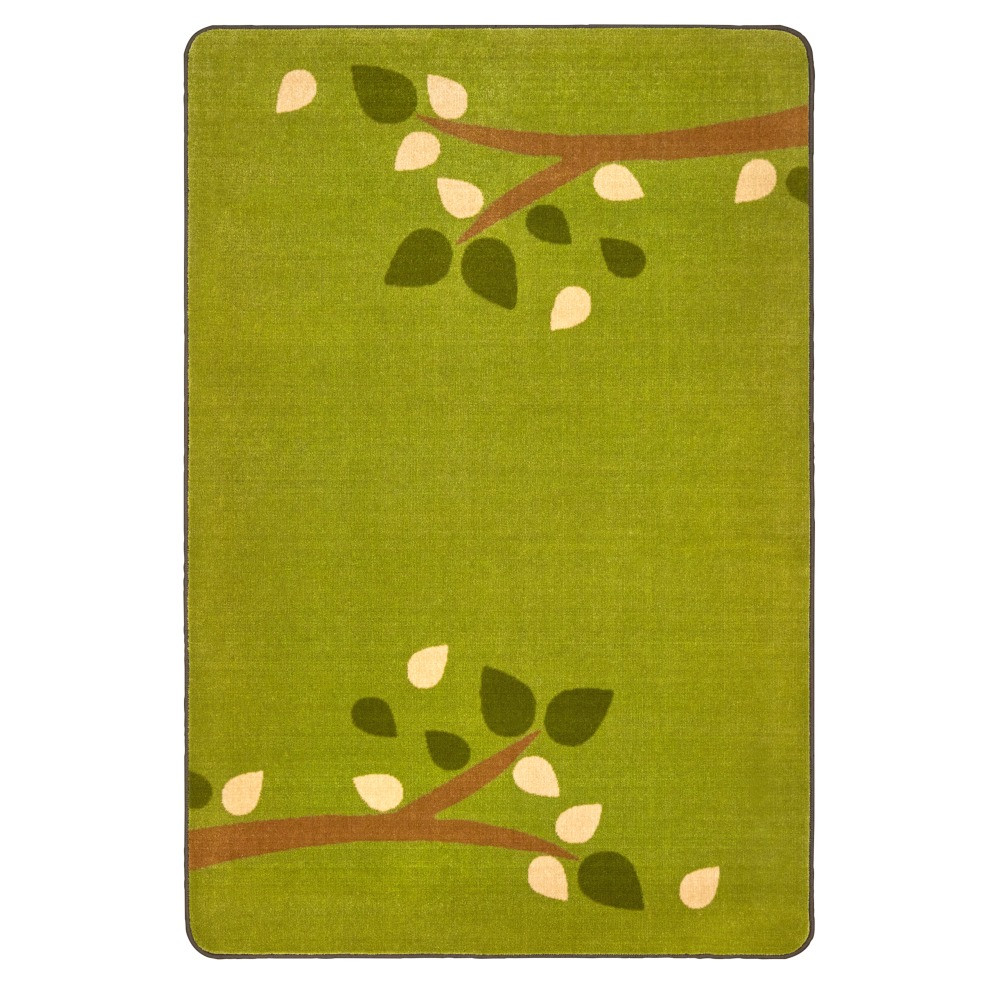 CARPETS FOR KIDS ETC. INC. 28758 Carpets for Kids KIDSoft Branching Out Decorative Rug, 8" x 12ft, Green CARPETS FOR KIDS ETC. INC. 28758 Carpets for Kids KIDSoft Branching Out Decorative Rug, 8" x 12ft, Green