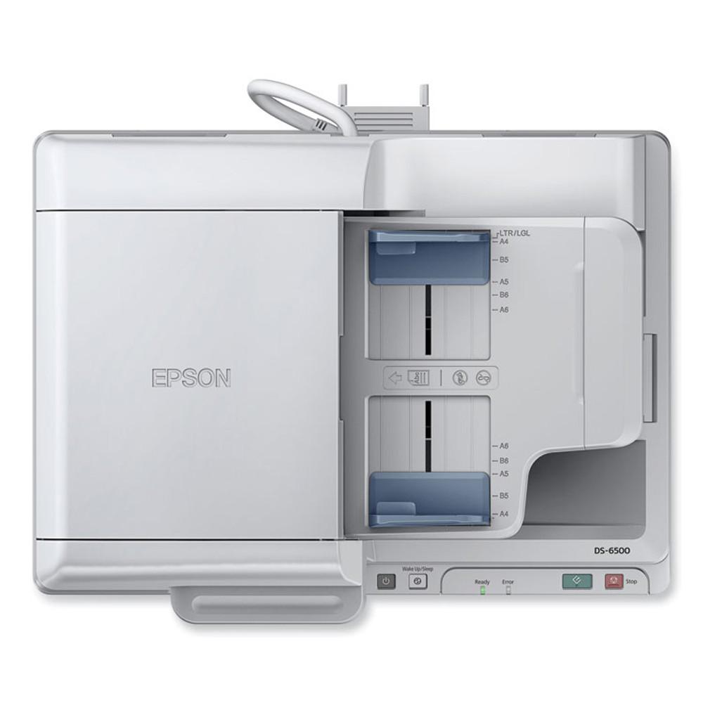 EPSON AMERICA, INC. B11B205221 WorkForce DS-6500 Scanner, 1200 dpi Optical Resolution, 100-Sheet Duplex Auto Document Feeder