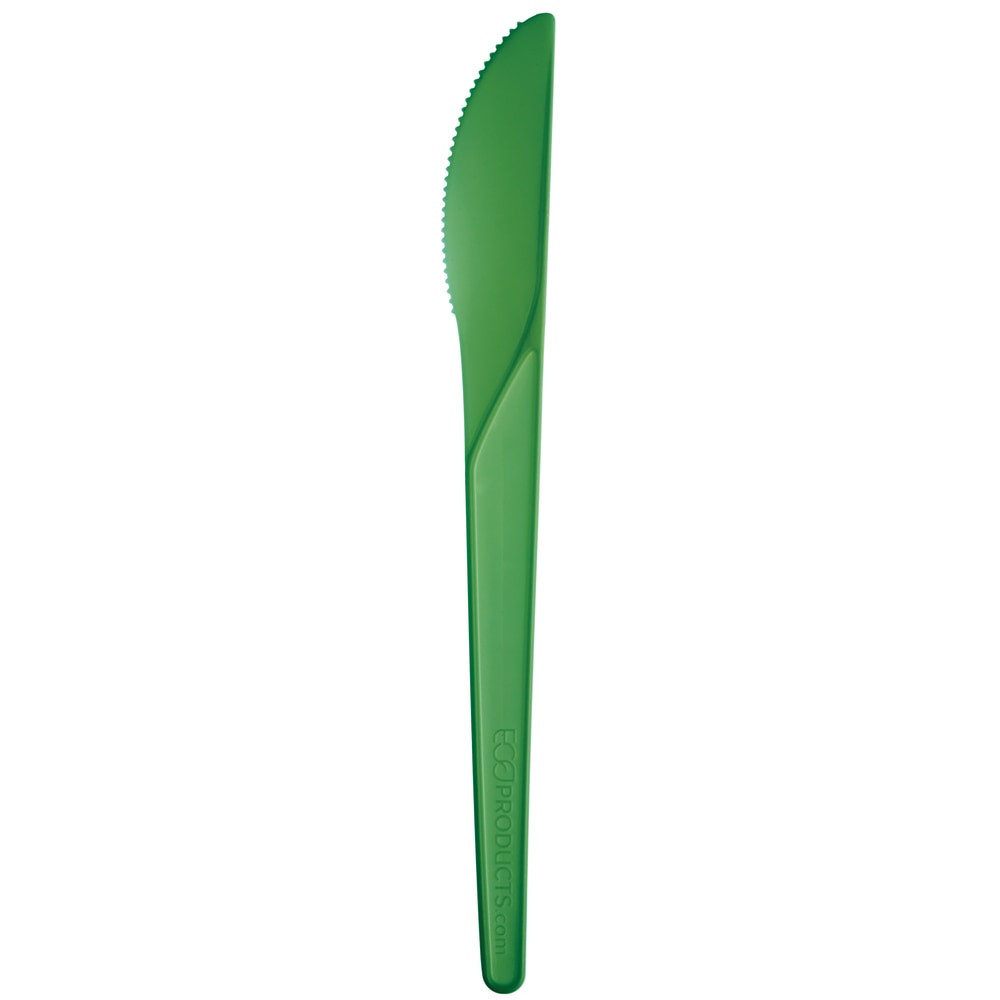ECO-PRODUCTS, INC. EP-S011G Eco-Products Plantware Knives, 6in, Green, Pack Of 1,000 Knives