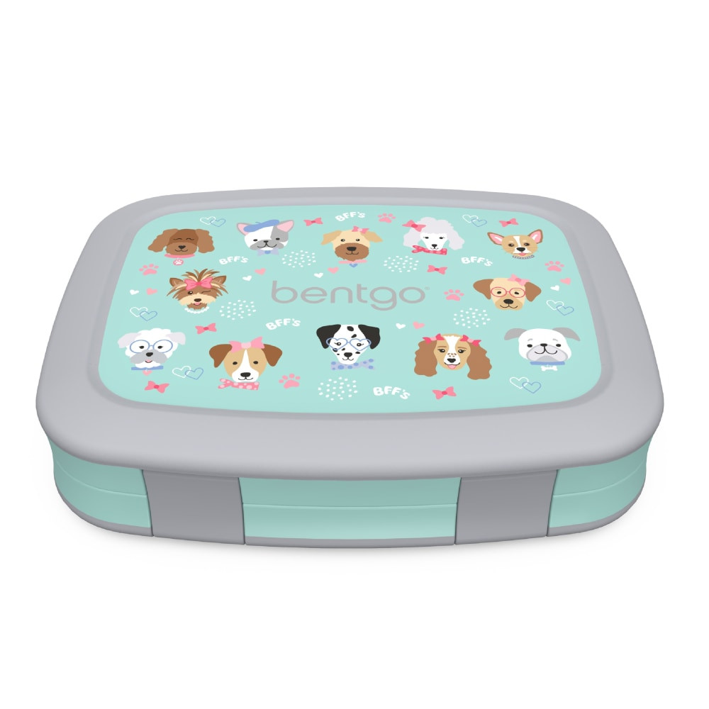 BEAR DOWN CONSULTING BGKDPT-PPY Bentgo Kids Lunch Box, 2inH x 6-1/2inW x 8-1/2inD, Puppy