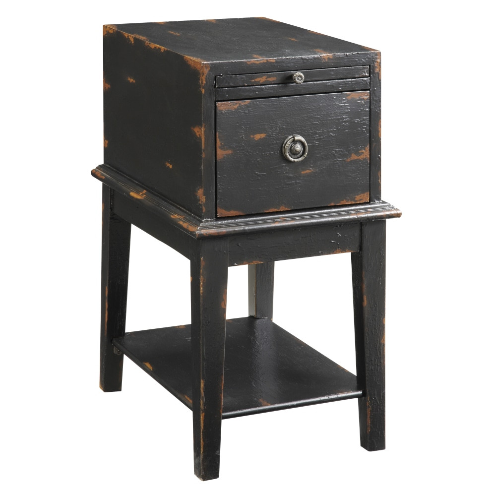 COAST TO COAST IMPORTS, LLC. Coast to Coast 39627  1-Drawer Wood Chest Table, Black