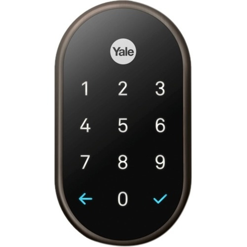 NEST LABS Nest RB-YRD540-WV-0BP Google Nest Yale Lock - Touchscreen - Wireless LANOil Rubbed Bronze