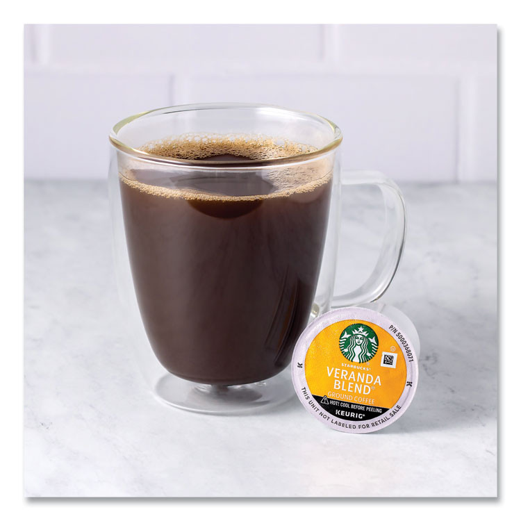 STARBUCKS COFFEE COMPANY 22002161 Veranda Blend Coffee K-Cups, 72/Carton