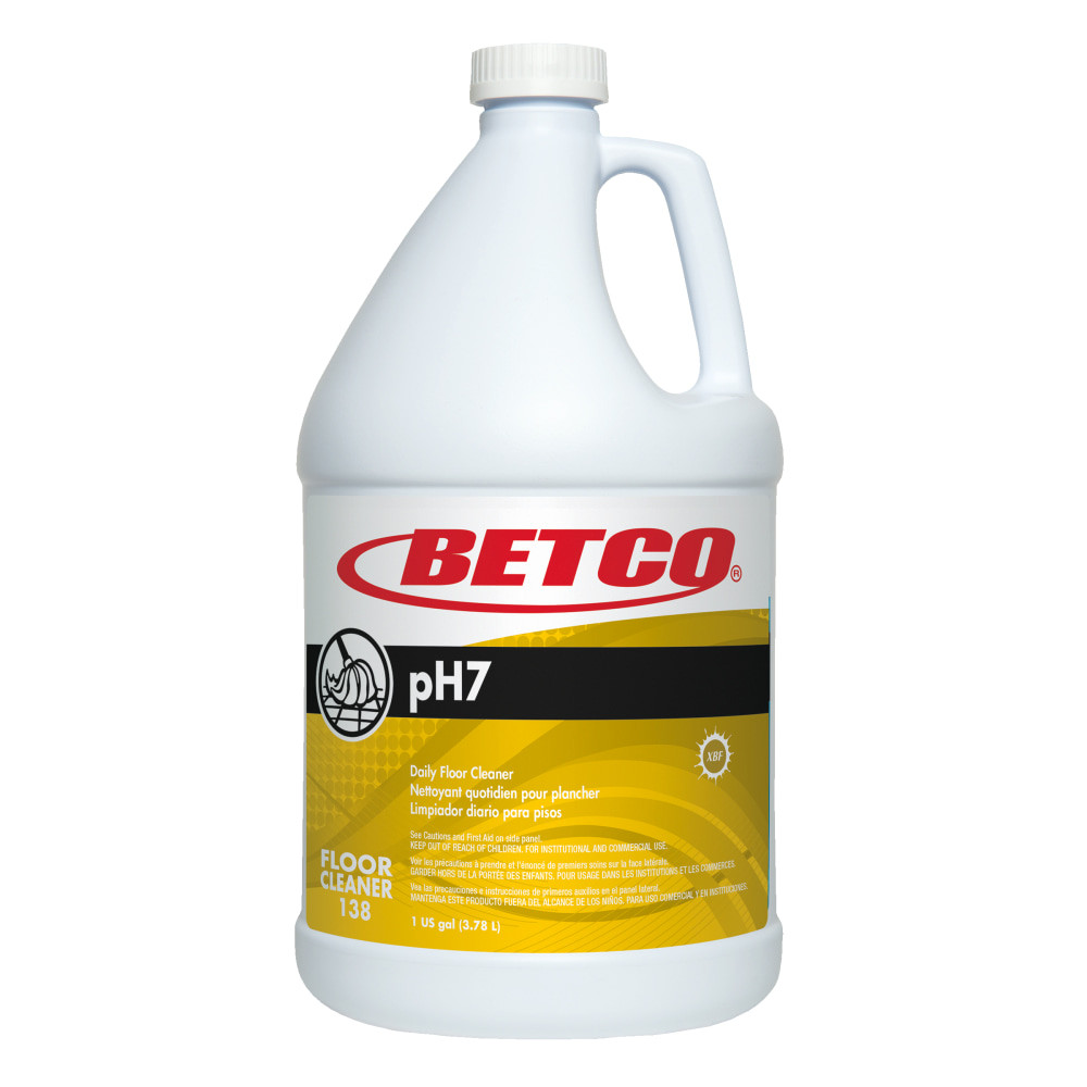 BETCO CORPORATION Betco 1380400  pH7 Floor Cleaner Concentrate, 128 Oz Bottle, Case Of 4