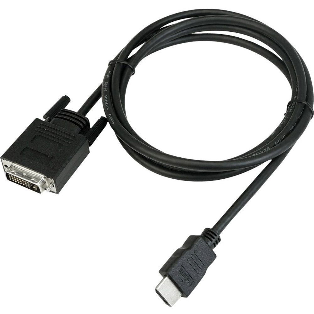 VISIONTEK 901192  HDMI to DVI-D Bi-Directional 2M Active Cable (M/M) - 6 ft DVI-D/HDMI Video Cable for Video Device - HDMI Male Digital Audio/Video - DVI-D Male Digital Video