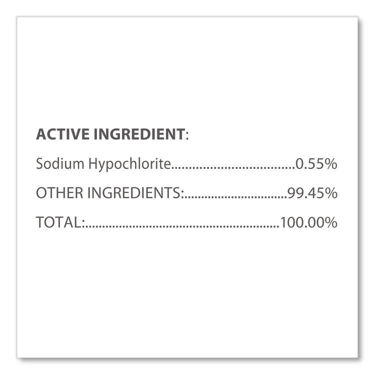 CLOROX SALES CO. Healthcare® 30359 Bleach Germicidal Wipes, Refill for Bucket, 1-Ply, 12 x 12, Unscented, White, 110/Pouch