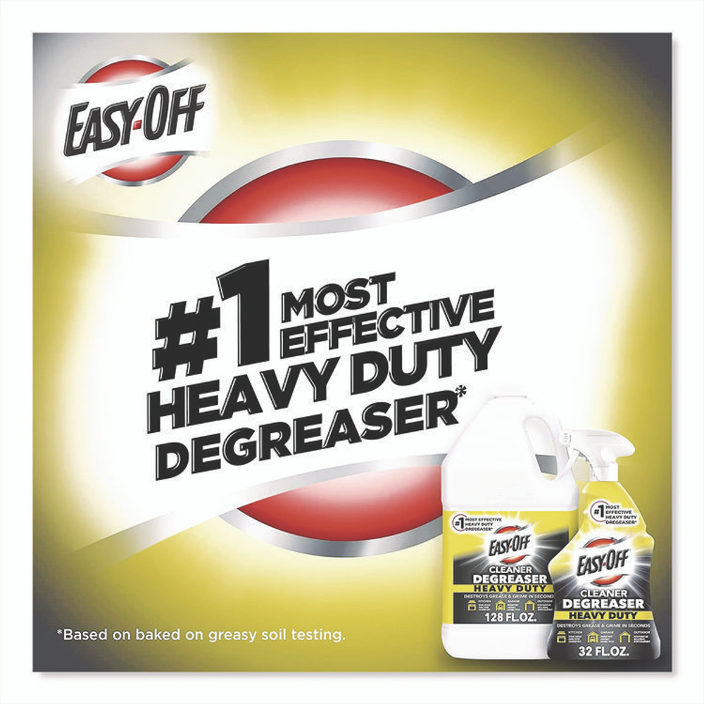 RECKITT BENCKISER EASY-OFF® 99624 Heavy Duty Cleaner Degreaser, 32 oz Spray Bottle, 6/Carton