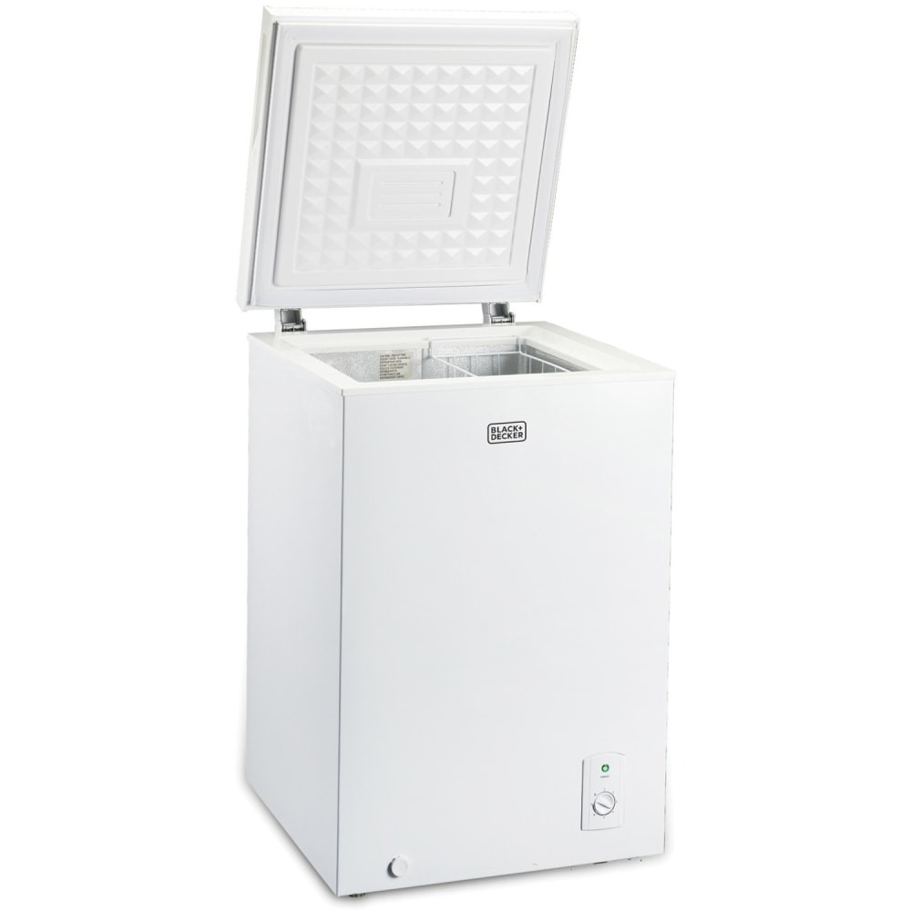 W APPLIANCE COMPANY LLC Black+Decker BCFK356  3.5-Cubic-Foot Chest Freezer - 3.50 ft³ - 3.50 ft³ Net Freezer Capacity - White