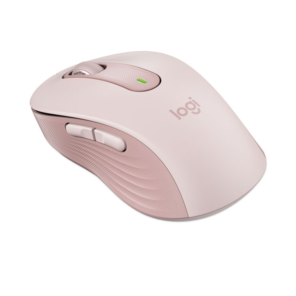 LOGITECH, INC. 910006251 Signature M650 Wireless Mouse, Medium, 2.4 GHz Frequency/33 ft Wireless Range, Right Hand Use, Rose