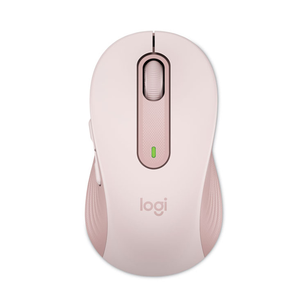 LOGITECH, INC. 910006251 Signature M650 Wireless Mouse, Medium, 2.4 GHz Frequency/33 ft Wireless Range, Right Hand Use, Rose