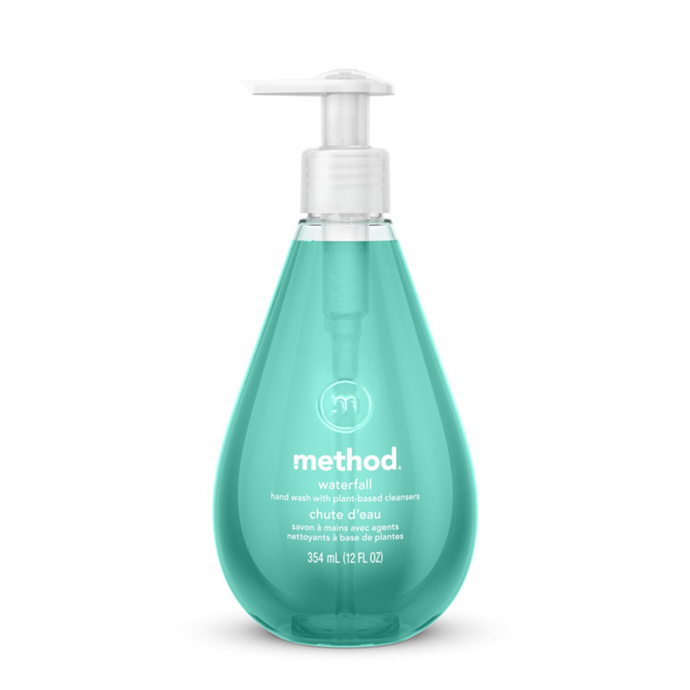 METHOD PRODUCTS INC. 00379 Gel Hand Wash, Waterfall, 12 oz Pump Bottle