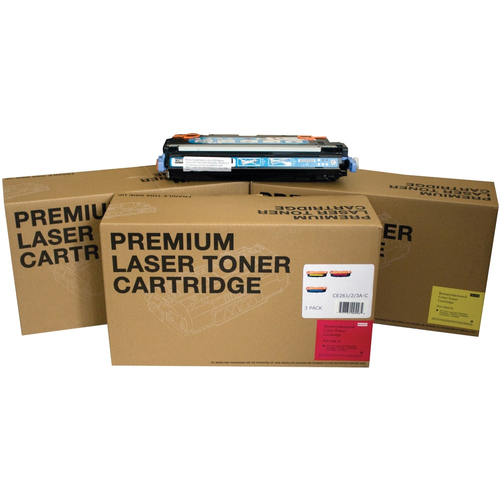 M&A GLOBAL CARTRIDGES LLC M&amp;A Global CE261/2/3A-C M&A Global Remanufactured Cyan, Magenta, Yellow Toner Cartridge Replacement For HP 647A, 648A, Pack Of 3, CE261/2/3A-C