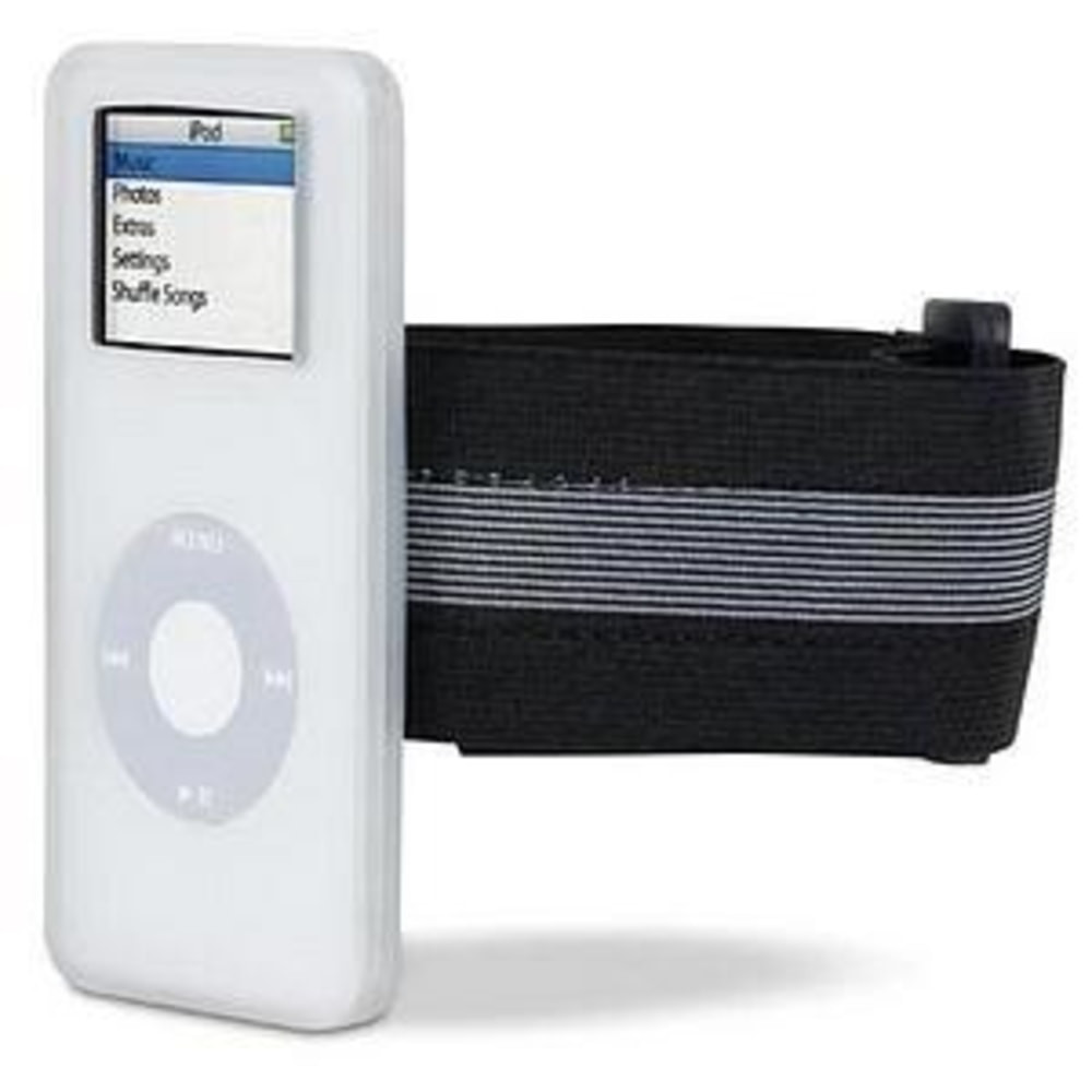 BELKIN, INC. F8Z060-WHT Belkin iPod nano Sports Sleeve - Silicone - Frosted White BELKIN, INC. F8Z060-WHT Belkin iPod nano Sports Sleeve - Silicone - Frosted White
