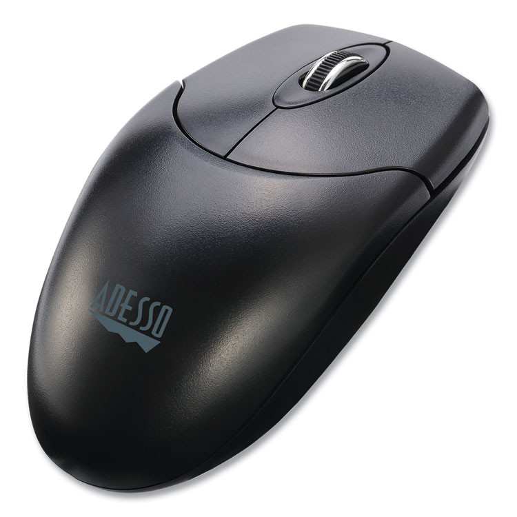 ADESSO INC M60 iMouse M60 Antimicrobial Wireless Mouse, 2.4 GHz Frequency/30 ft Wireless Range, Left/Right Hand Use, Black