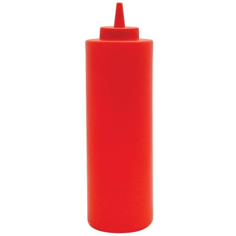 WINCO PSB-24R  Squeeze Bottle, 24 Oz, Red