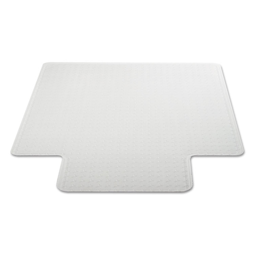 ALERA MAT4553CLPL Moderate Use Studded Chair Mat for Low Pile Carpet, 45 x 53, Wide Lipped, Clear