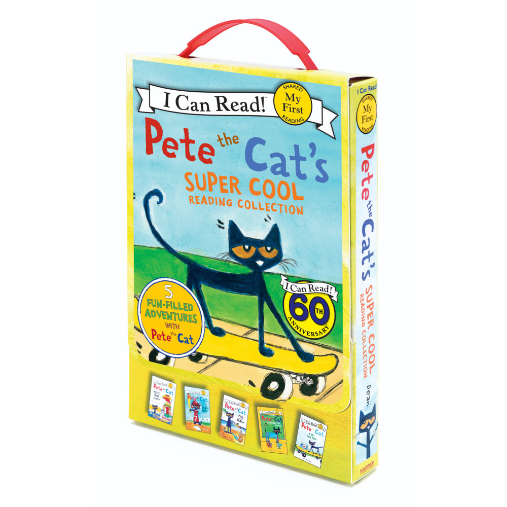 HARPER COLLINS PUBLISHERS HarperCollins HC-9780062304247  Pete The Cats Super Cool Reading Collection, Set Of 5 Books