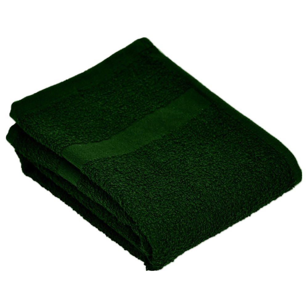 R&R TEXTILE MILLS INC 71627-12 Valu Hand Towels, 16in x 27in, Green, Pack Of 12 Towels