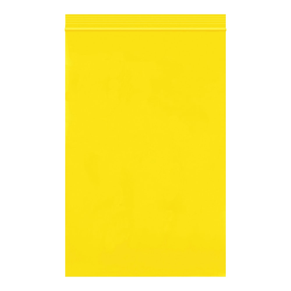 B O X MANAGEMENT, INC. PB3615Y Partners Brand 2 Mil Colored Reclosable Poly Bags, 6in x 9in, Yellow, Case Of 1000