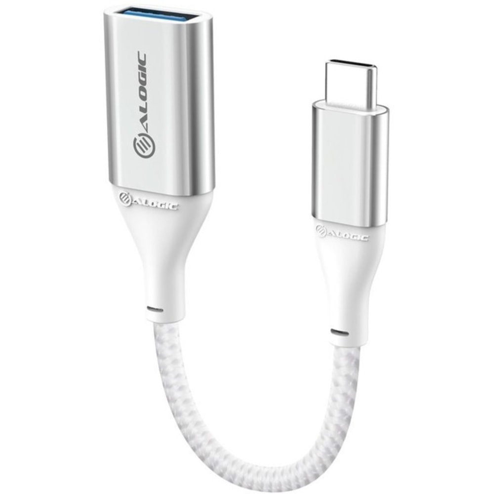 ALOGIC USA ULCAA-SLV Alogic Super Ultra USB 3.1 USB-C to USB-A Adapter - 15cm - Silver - 5.91in USB/USB-C Data Transfer Cable for Phone, Tablet, Notebook