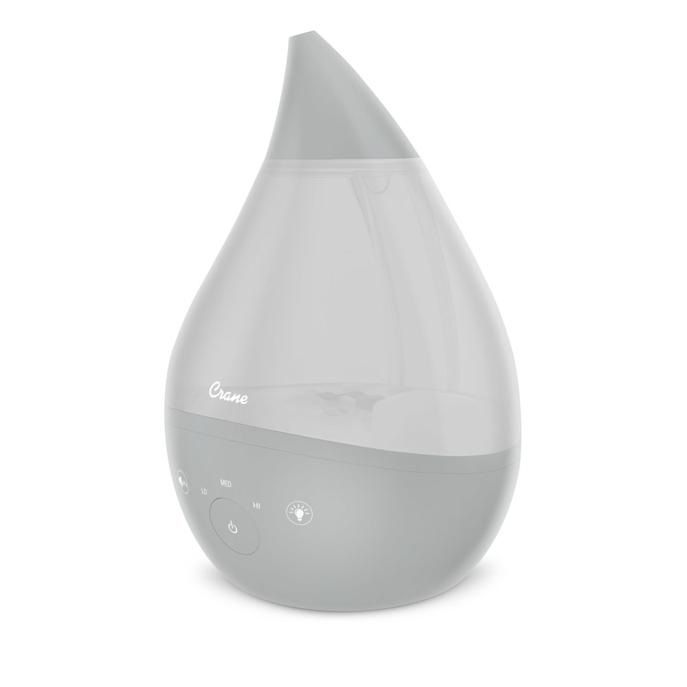 CRANE USA, INC. EE-5306GR Crane Top-Fill Premium Ultrasonic Cool Mist Humidifier, Blue/White