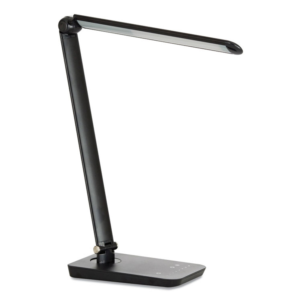 SAFCO PRODUCTS 1001BL Vamp Lighting, Multi-pivot Neck, 16.75" High, Black
