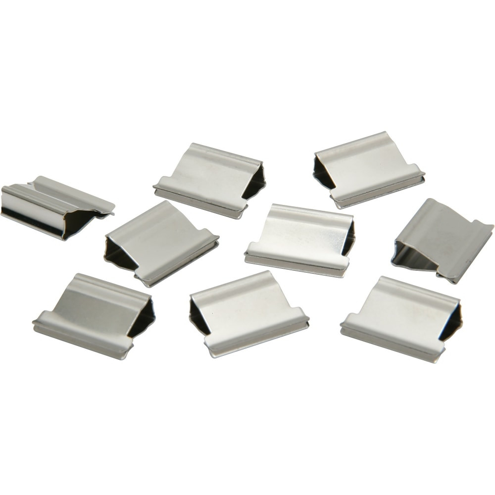 NATIONAL INDUSTRIES FOR THE BLIND 3174228 SKILCRAFT Paper Clam Clip Refills, Box Of 50, Medium, Silver (AbilityOne 7510-01 317-4228)
