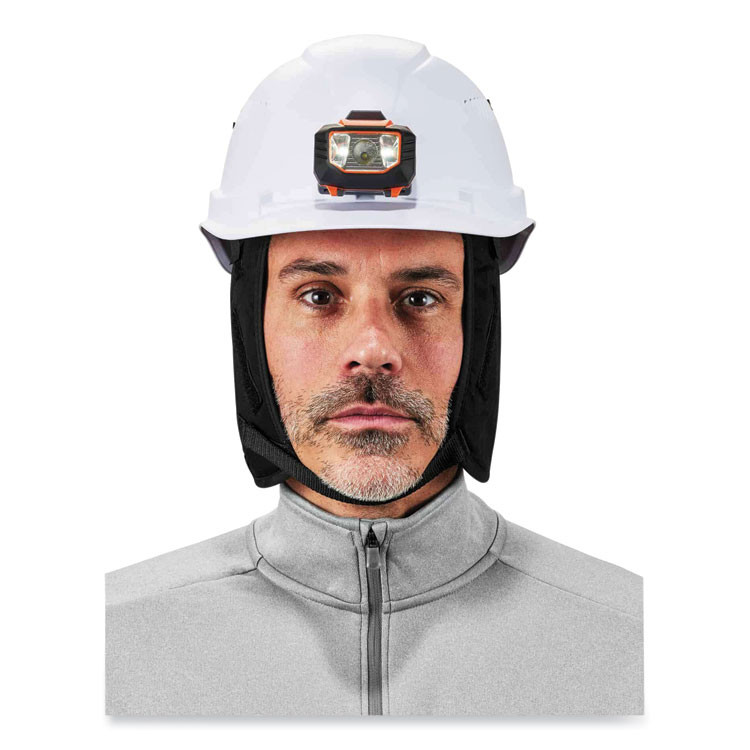 TENACIOUS HOLDINGS, INC. ergodyne® 16850 N-Ferno 6850 2-Layer Cotton Regular Winter Liner, Cotton/Fleece, One Size Fits Most, Black