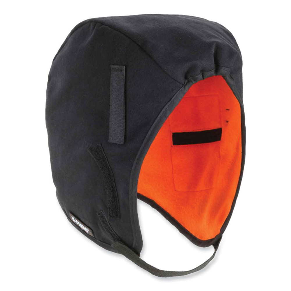 TENACIOUS HOLDINGS, INC. ergodyne® 16850 N-Ferno 6850 2-Layer Cotton Regular Winter Liner, Cotton/Fleece, One Size Fits Most, Black