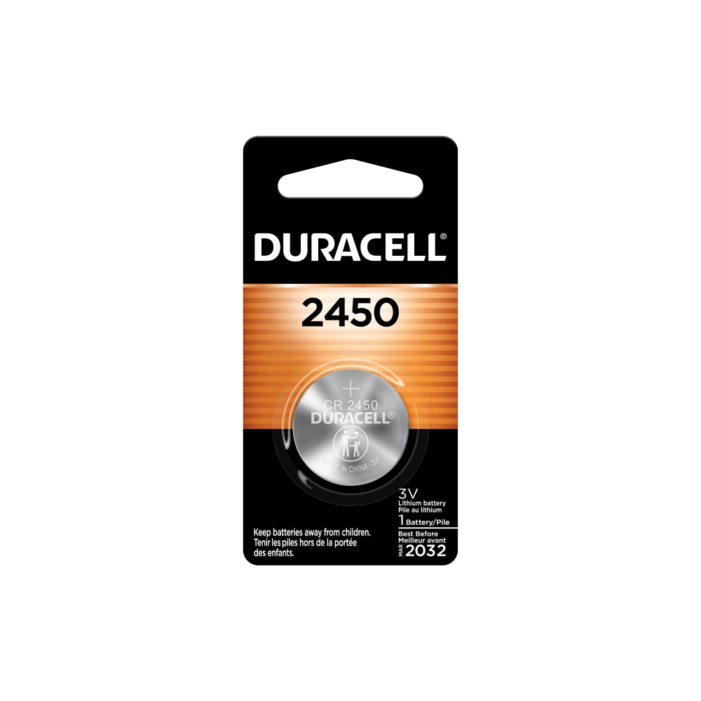 THE DURACELL COMPANY Duracell DL2450BPK  3-Volt Lithium 2450 Coin Battery, Pack of 1