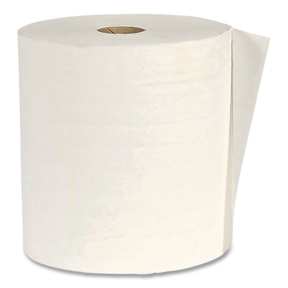AMERICAN PAPER CONVERTING Eco Green® WL9012 Recycled Hardwound Paper Towels, 1-Ply, 7.87" x 900 ft, White, 6 Rolls/Carton