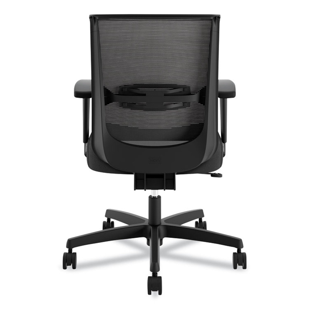 HON COMPANY CMS1AUR10 Convergence Mid-Back Task Chair, Swivel-Tilt, Supports Up to 275 lb, 15.75" to 20.13" Seat Height, Black