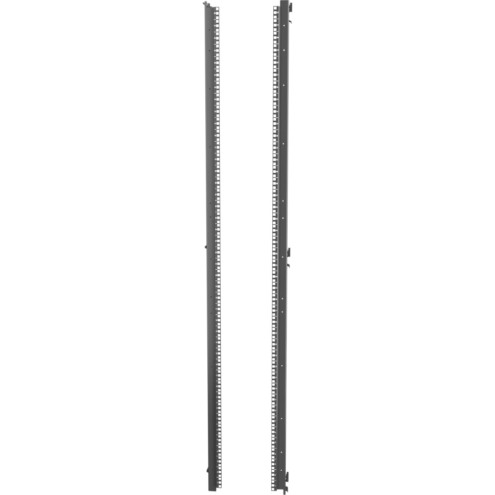 VERTIV VRA6013  VR 42U x 600mm Wide 19in Server Rails Square Hole Black - For Server - 42U Rack Height x 19in Rack Width - Rack-mountable - Black - Metal