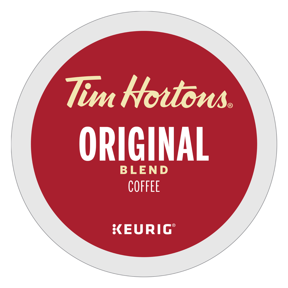 Enjoy a delicious cup of coffee every morning before work. These pods help make preparing a cup just for you fast and simple.  Original coffee roast delivers rich, classic flavor to your cup.  Made with 100% Arabica beans.  Pods are easy to prepare using your single-serve coffee machine.  Tim Hortons is not affiliated with Keurig or K-Cup. K-Cup is a registered trademark of Keurig Incorporated.