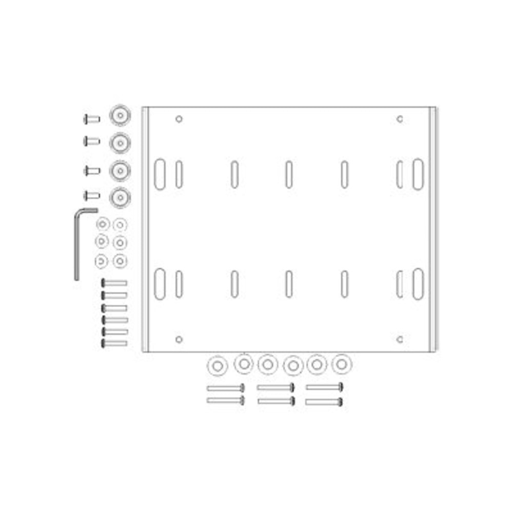 CHIEF MFG INC MSB6044 Chief MSB-6044 Custom Interface Bracket - Mounting component (adapter plate) - for flat panel