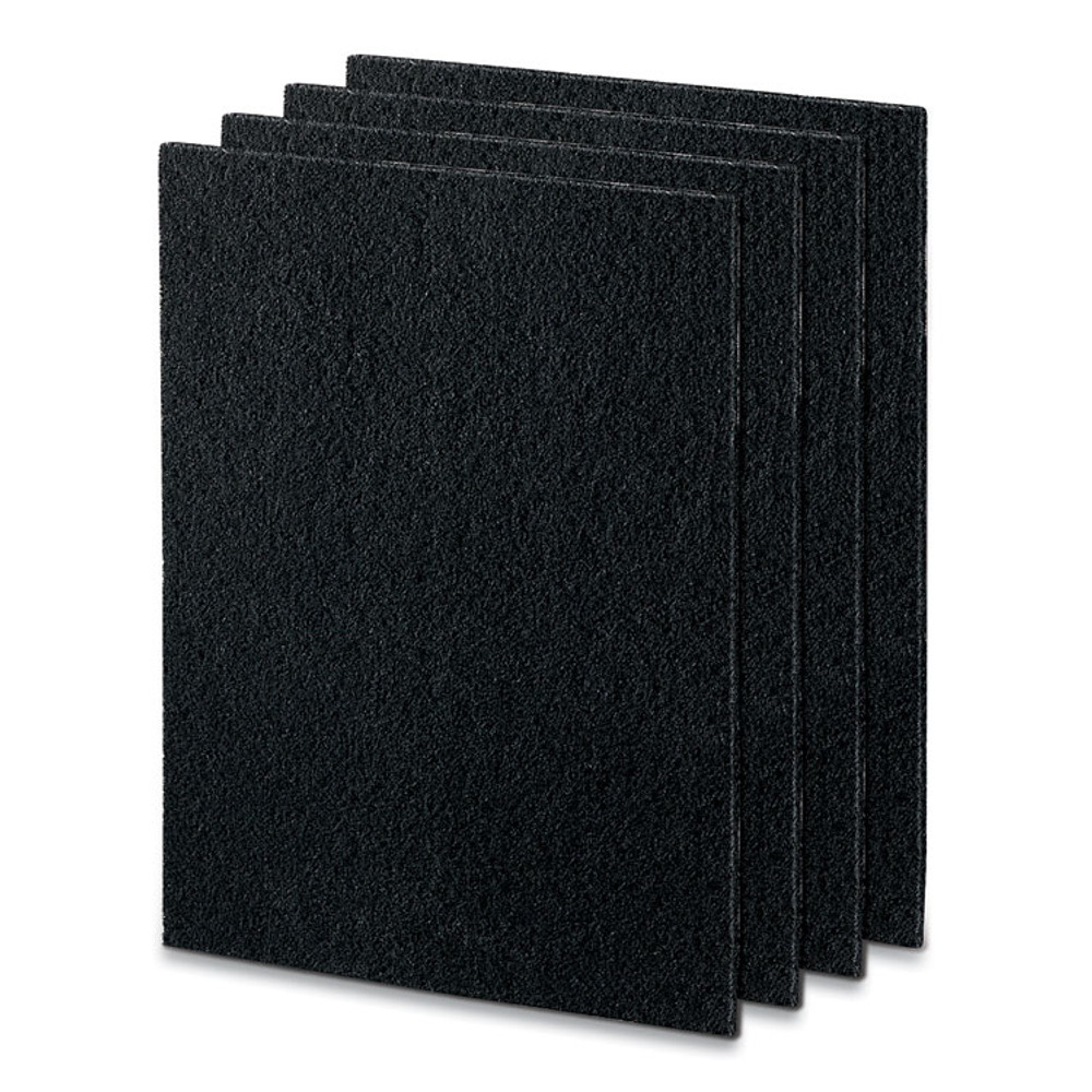 FELLOWES MFG. CO. 9324101 Carbon Filter for Fellowes 190/200/DX55 Air Purifiers, 10.12 x 13.18, 4/Pack
