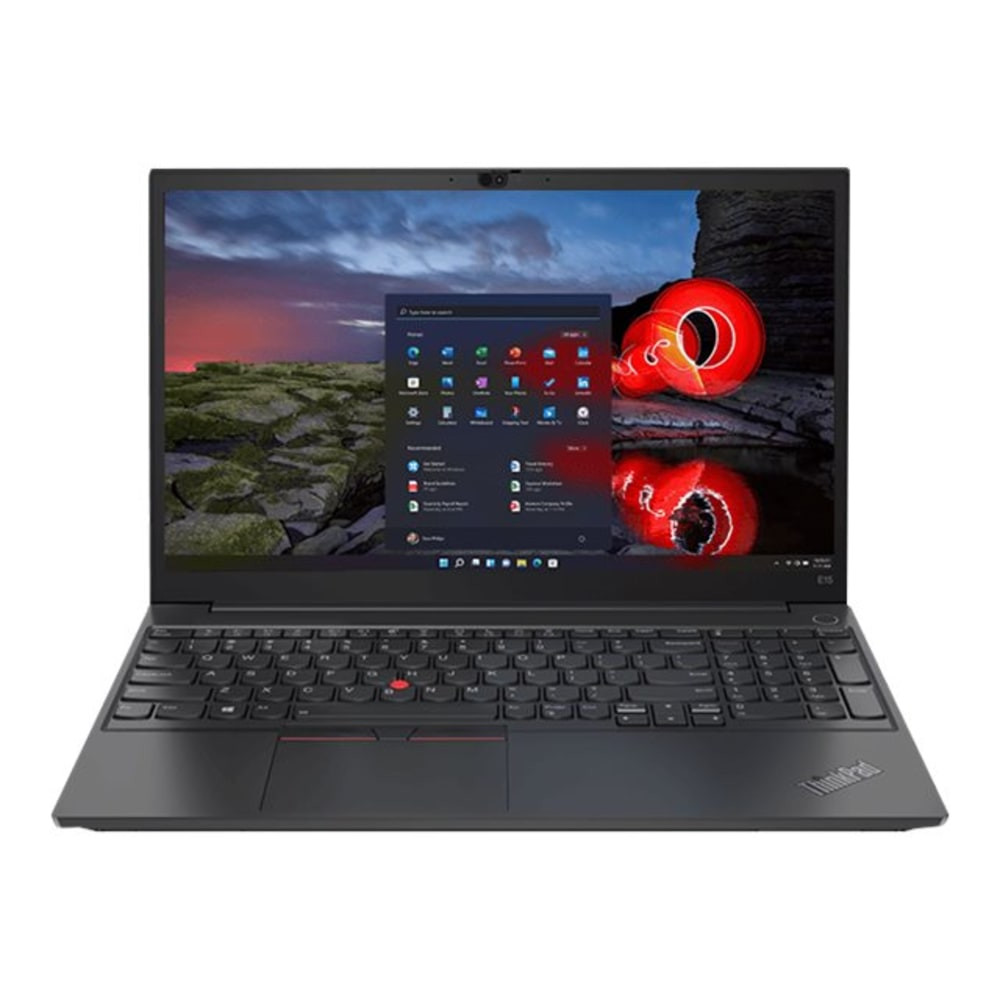 LENOVO, INC. Lenovo 20YG003FUS  ThinkPad E15 G3 20YG003FUS 15.6in Laptop - AMD Ryzen 5 5500U Hexa-core (6 Core) 2.10 GHz - 16 GB  - 8 GB On-board Memory - 256 GB SSD - Black  - Windows 10 Pro - AMD Radeon Graphics - 10.30 Hours Battery