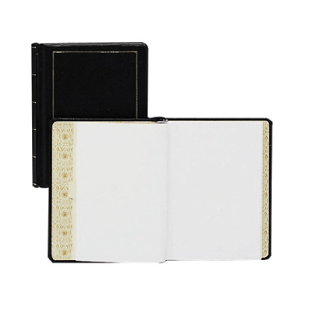 ACCO BRANDS USA, LLC 039531 Wilson Jones Minute Book, Legal Size 8 1/2in x 14in, 250 Pages, Black - 125 Sheet(s) - 28 lb - Sewn Bound - Legal - 8 1/2in x 14in Sheet Size - Black Cover - 1 Each