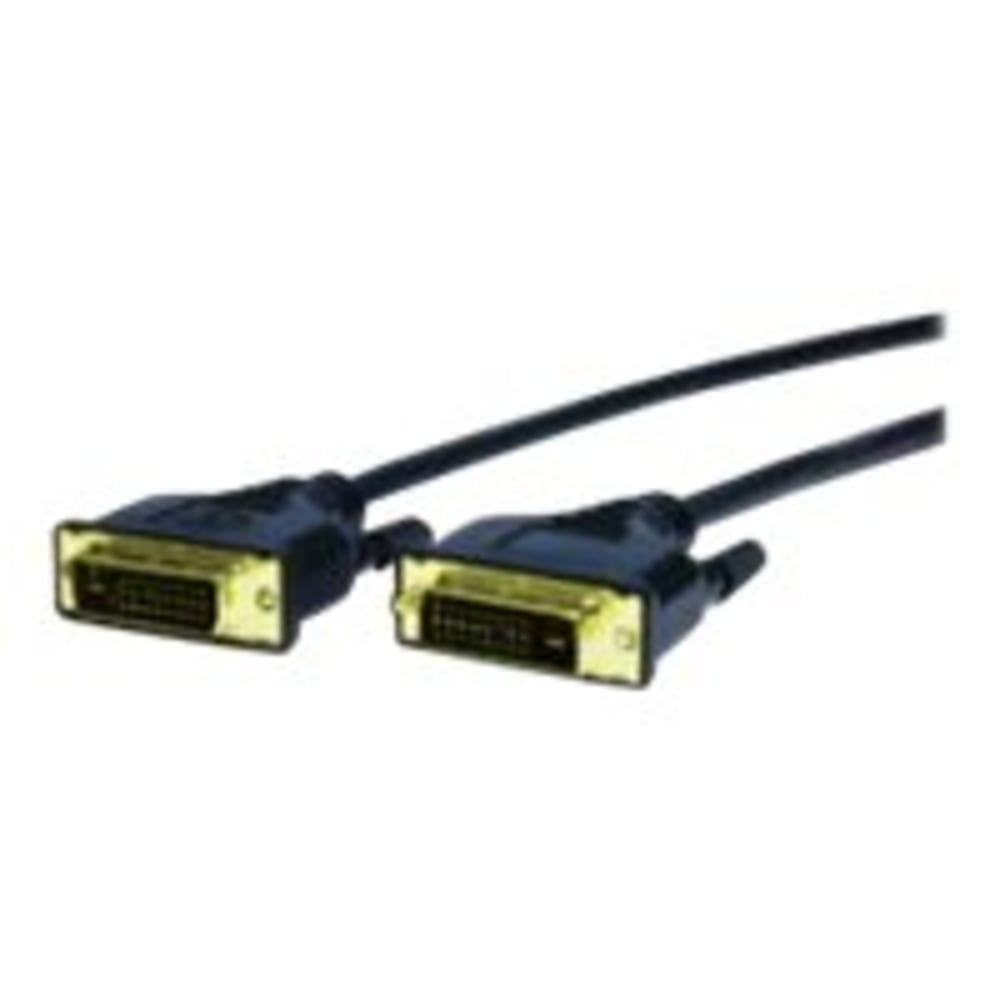 VCOM INTERNATIONAL MULTI MEDIA DVI-DVI-10ST Comprehensive Standard Series 28 AWG DVI-D Dual Link Cable 10ft - 10 ft DVI-D Video Cable - First End: 1 x DVI-D (Dual-Link) Male Digital Video - Second End: 1 x DVI-D (Dual-Link) Male Digital Video - 28 AW