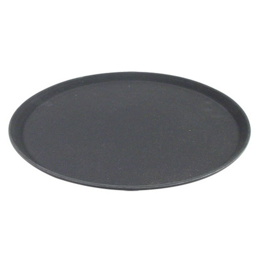 CARLISLE FOODSERVICE PRODUCTS, INC. Carlisle 1600GR2004  Griptite 2 Round Serving Tray, 16in, Black