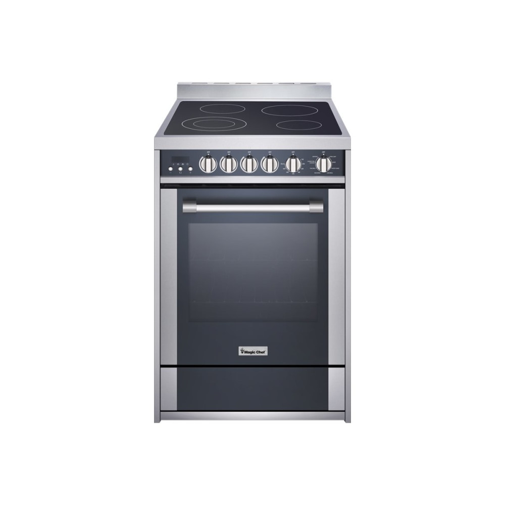 CNA INTERNATIONAL, INC. MCSRE24S Magic Chef 24-Inch Freestanding Electric Range - 24in  - Stainless Steel