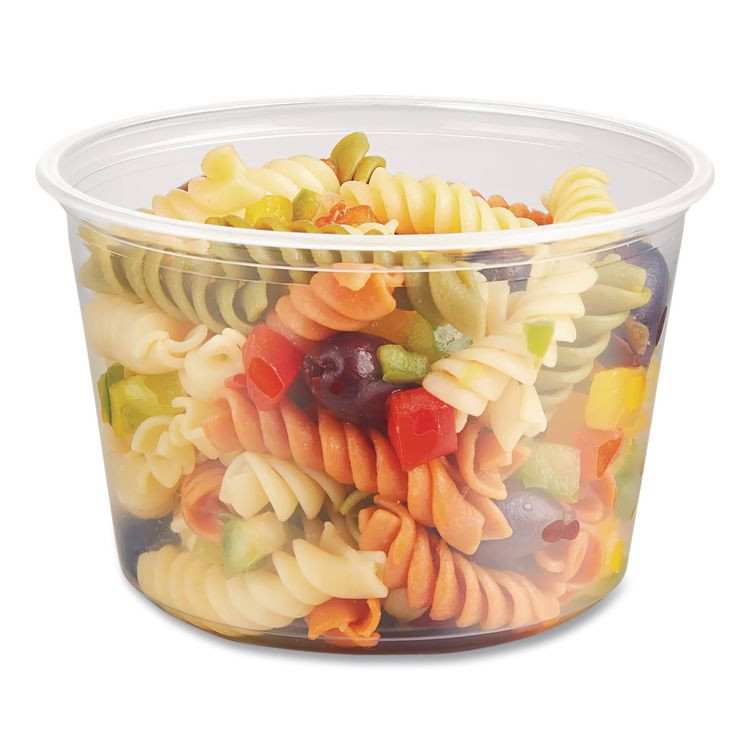 WNA, INC. APCTR16 Deli Containers, 16 oz, Clear, Plastic, 50/Pack, 10 Packs/Carton