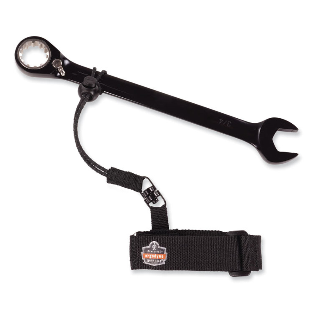 TENACIOUS HOLDINGS, INC. ergodyne® 19052 Squids 3115 Adjustable-Wrist Tool Lanyard with Loop Tether, 7" to 8.5" Wrist, 2 lb Working Capacity, 7.5" Long