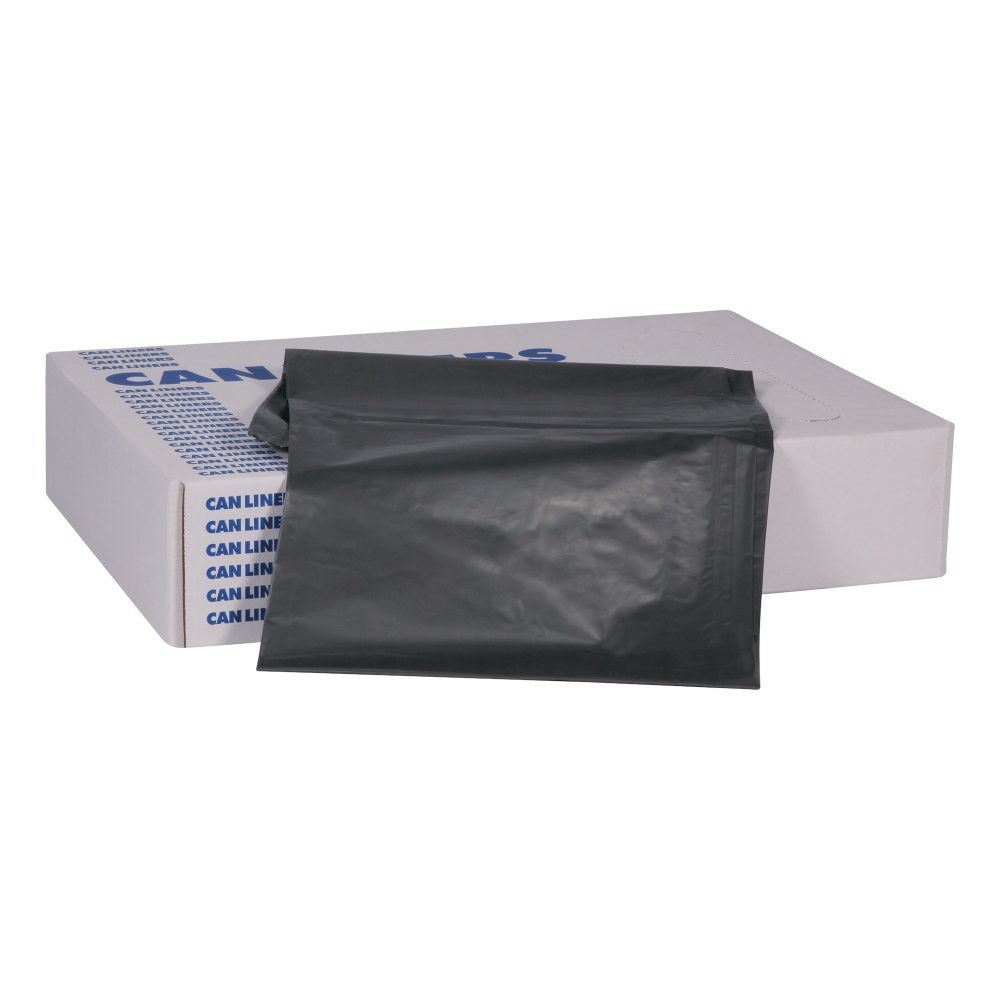 HERITAGE TRAVELWARE LTD Heritage H6036TK  Low-Density Can Liners, 0.9-mil, 30 Gallons, 36in x 30in, Black, Case Of 200 Liners