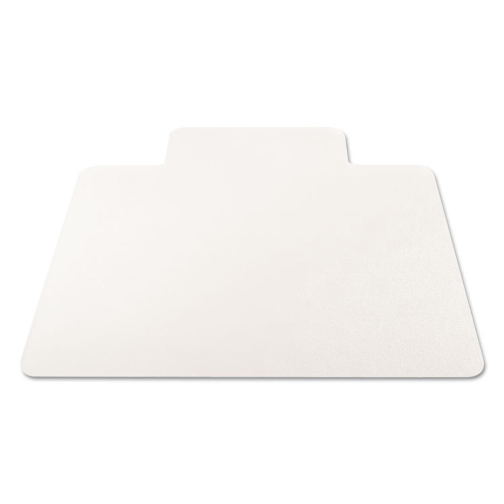 DEFLECTO CORPORATION CM21232 EconoMat All Day Use Chair Mat for Hard Floors, Flat Packed, 45 x 53, Wide Lipped, Clear