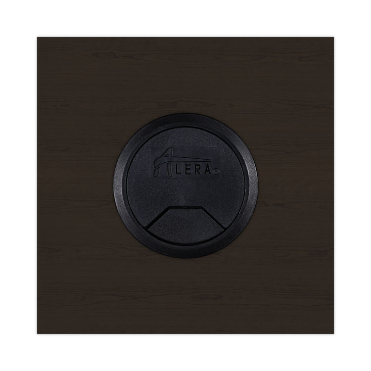 ALERA VA217236ES Alera Valencia Series Straight Front Desk Shell, 71" x 35.5" x 29.63", Espresso